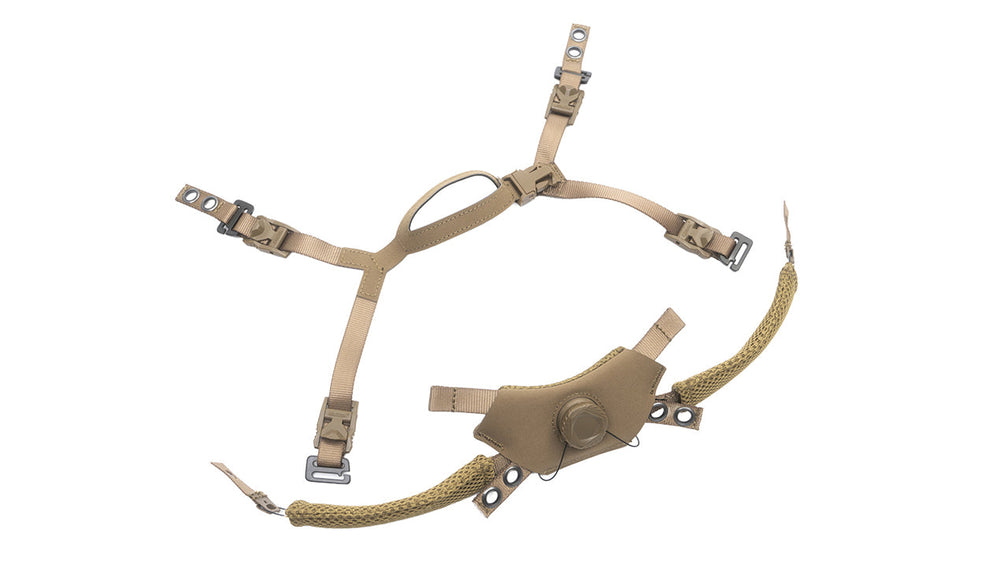 MILITECH 4 POINT DETACHABLE RETENTION SYSTEM FOR BALLISTIC HELMETS