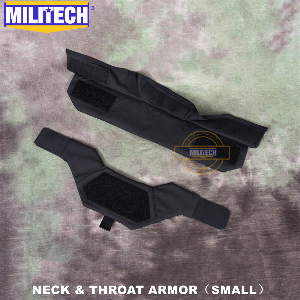 MILITECH® NIJ IIIA 0108.01 Modular Ballistic Neck and Throat Protector (Small)