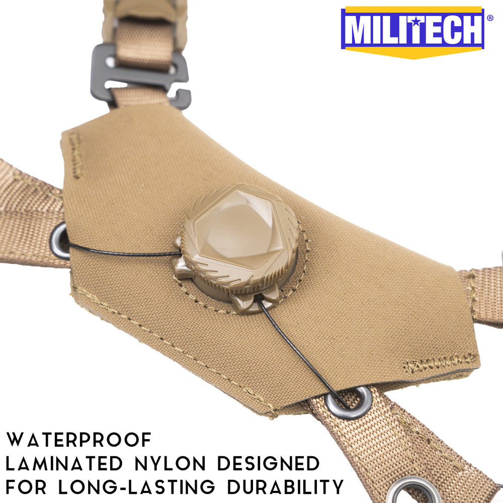 MILITECH® 4 Point Retention System For Ballistic Helmets