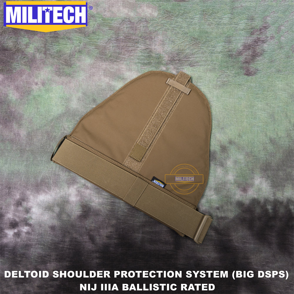 MILITECH® Shoulder Protectors With NIJ IIIA Soft Armor Inside For Plate Carriers
