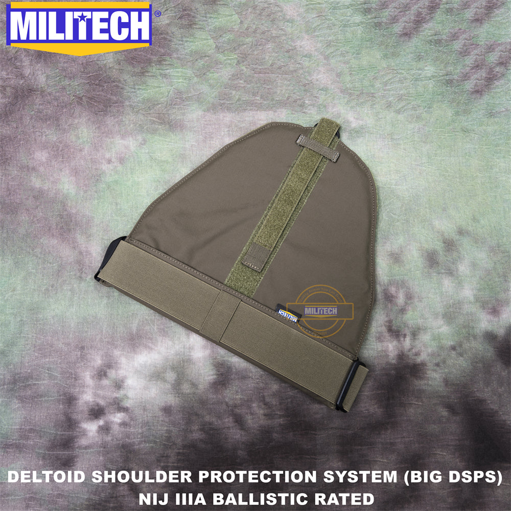 MILITECH® Shoulder Protectors With NIJ IIIA Soft Armor Inside For Plate Carriers