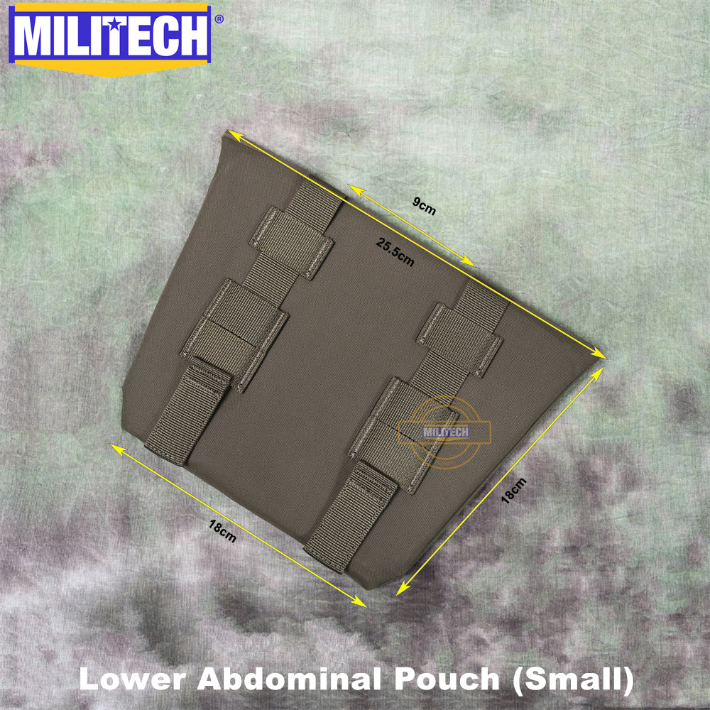 MILITECH® NIJ IIIA Groin Protection Panel And Tactical Groin Protection MV Lower Abdomen Platform Pouch