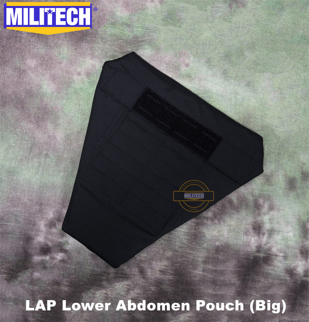 MILITECH® NIJ IIIA Groin Protection Panel And Tactical Groin Protection MV Lower Abdomen Platform Pouch