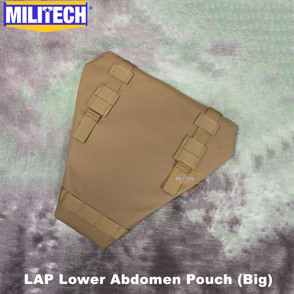 MILITECH® NIJ IIIA Groin Protection Panel And Tactical Groin Protection MV Lower Abdomen Platform Pouch