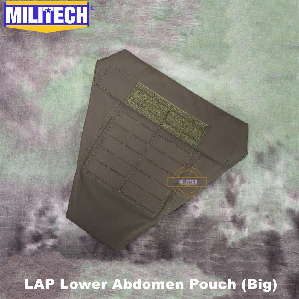 MILITECH® NIJ IIIA Groin Protection Panel And Tactical Groin Protection MV Lower Abdomen Platform Pouch