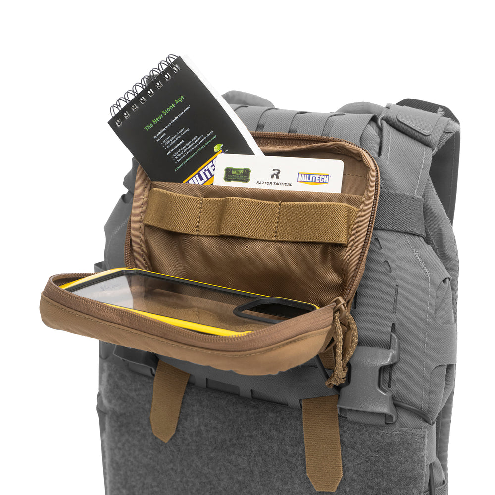 MILITECH® Admin Pouch For Front Plate Bag