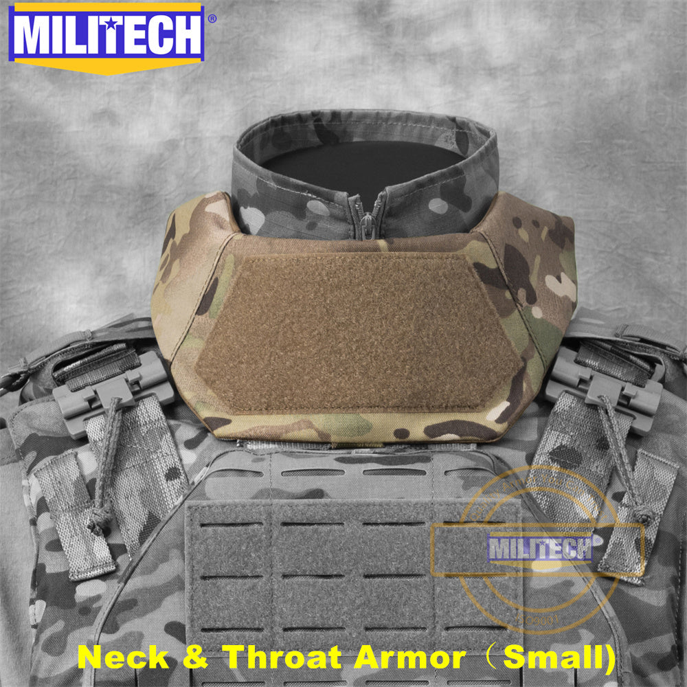 MILITECH® NIJ IIIA 0108.01 Modular Ballistic Neck and Throat Protector (Small)