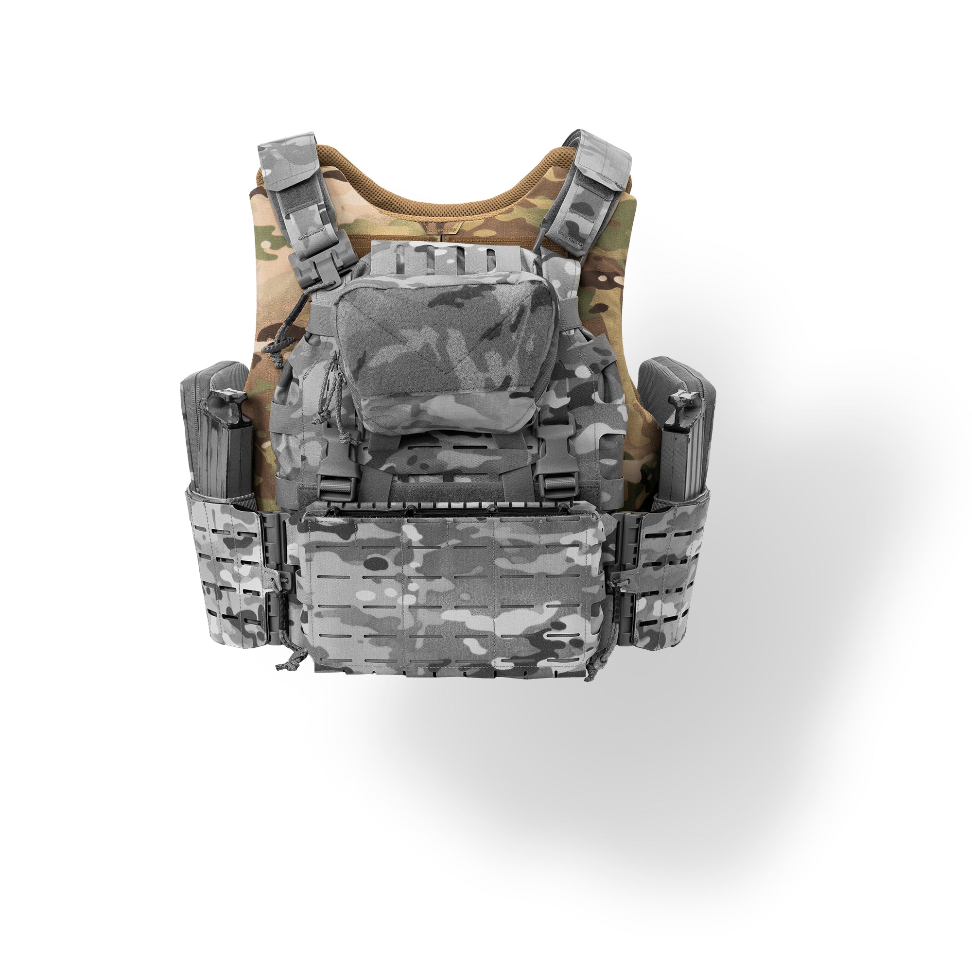 【 MODUCT（モダクト） 】 8-PANEL DECK VEST YAKEDA GHOST Modular Tactical Vest Plate Carrier Vest- Night