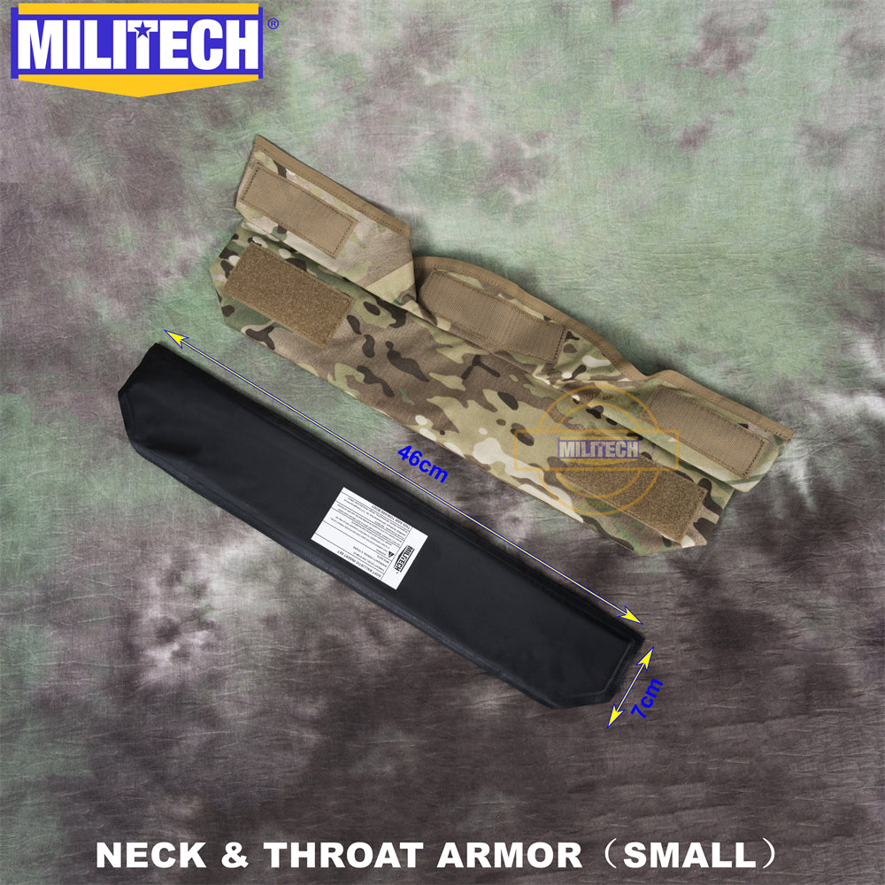 MILITECH® NIJ IIIA 0108.01 Modular Ballistic Neck and Throat Protector (Small)