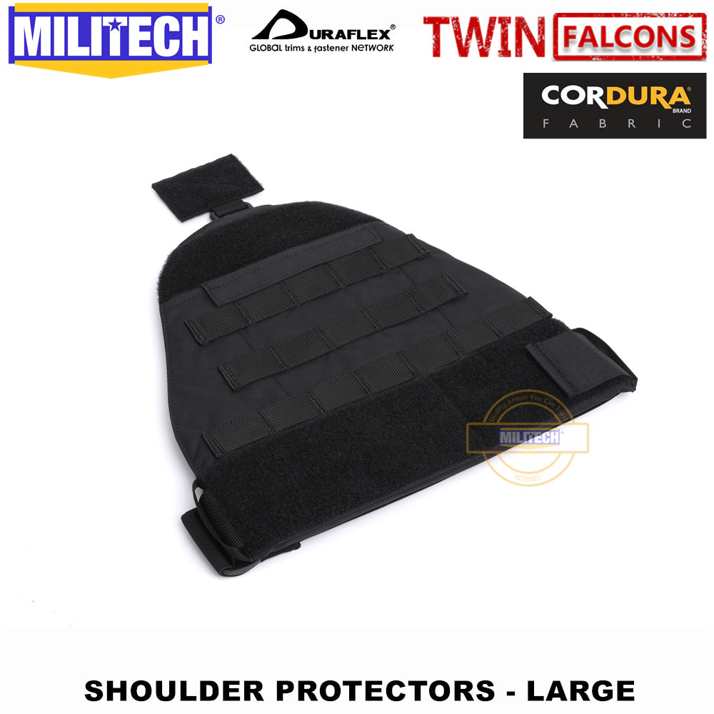 MILITECH® Shoulder Protectors With NIJ IIIA Soft Armor Inside For Plate Carriers