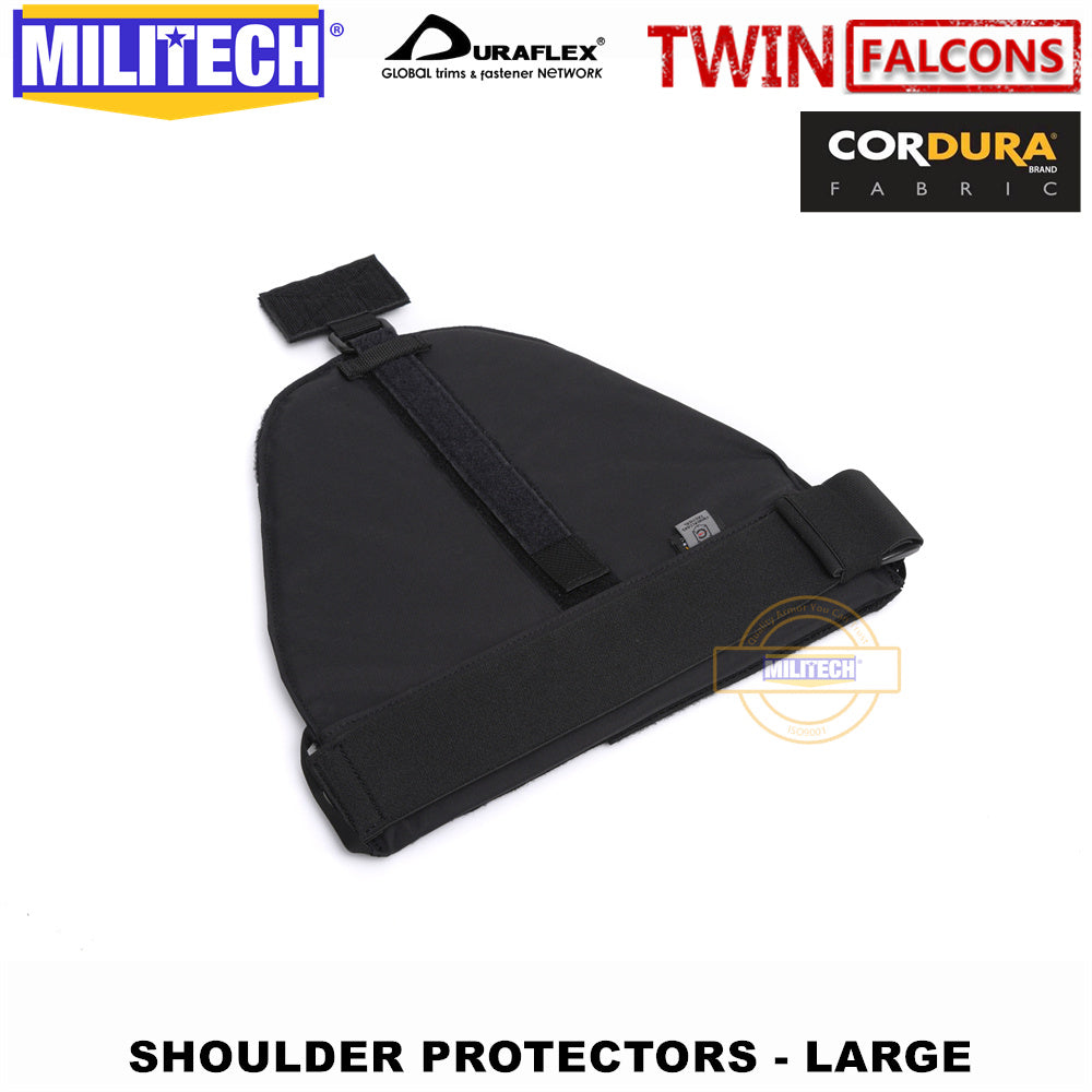 MILITECH® Shoulder Protectors With NIJ IIIA Soft Armor Inside For Plate Carriers