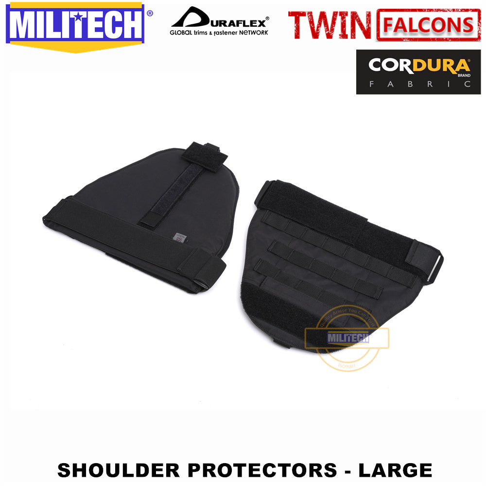 MILITECH® Shoulder Protectors With NIJ IIIA Soft Armor Inside For Plate Carriers
