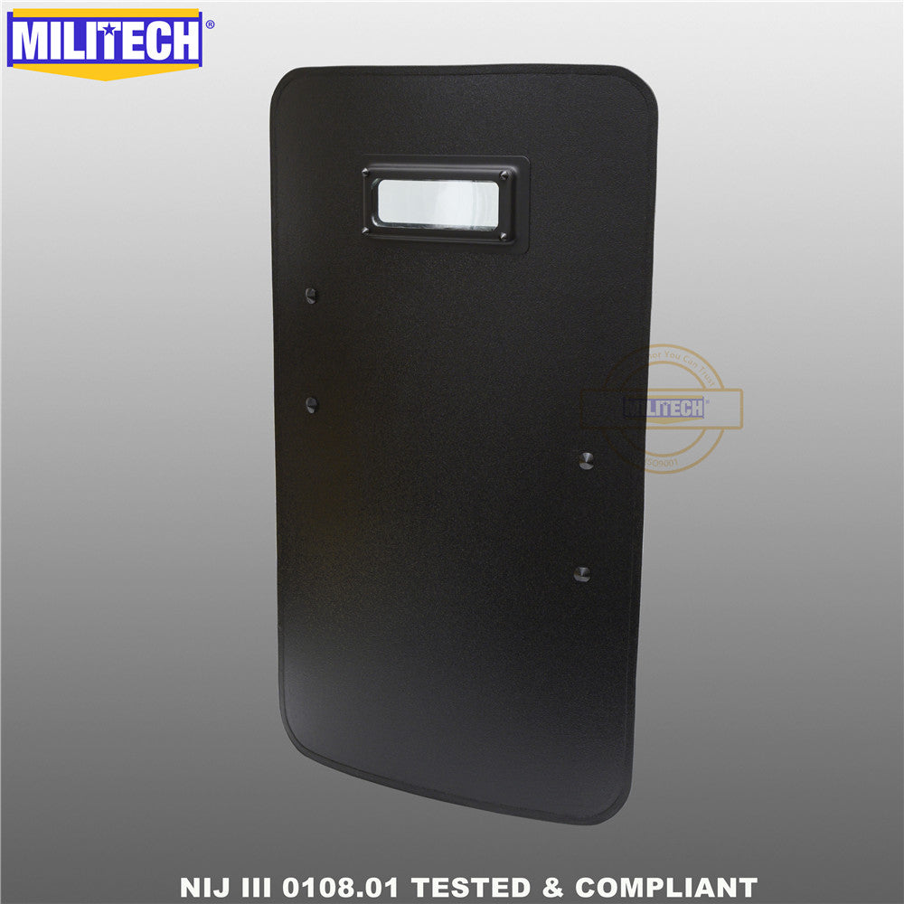 MILITECH® NIJ IIIA & III 0108.01 Rated Ballistic Shield