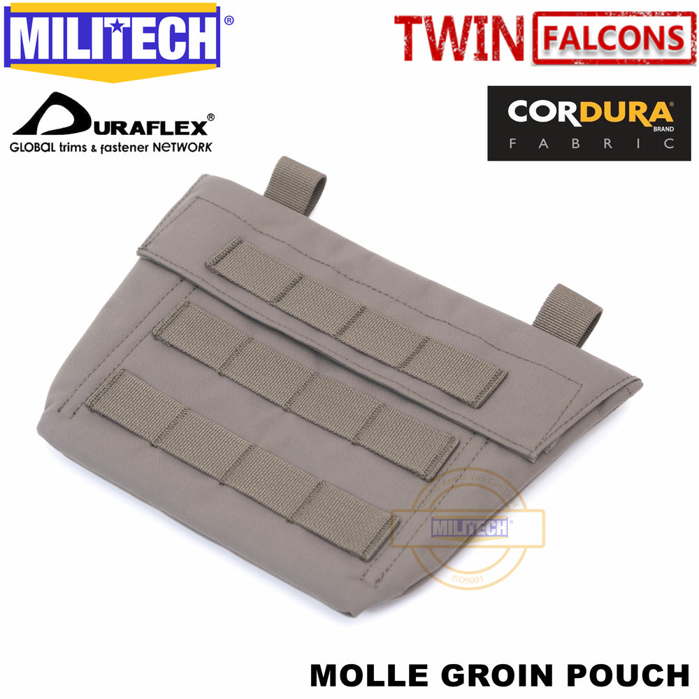 MILITECH® NIJ IIIA Groin Protection Panel And Tactical Groin Protection MV Lower Abdomen Platform Pouch