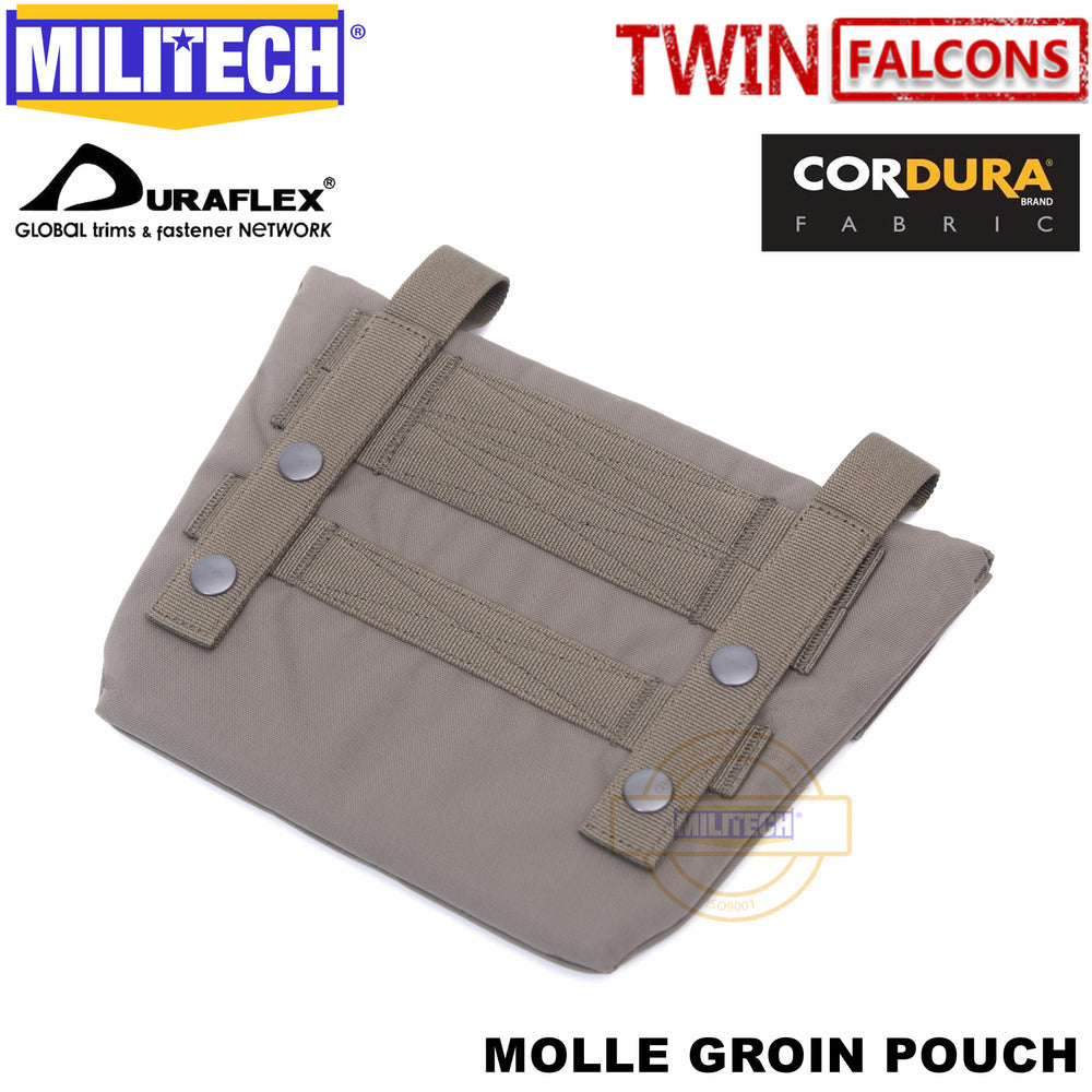 MILITECH® NIJ IIIA Groin Protection Panel And Tactical Groin Protection MV Lower Abdomen Platform Pouch