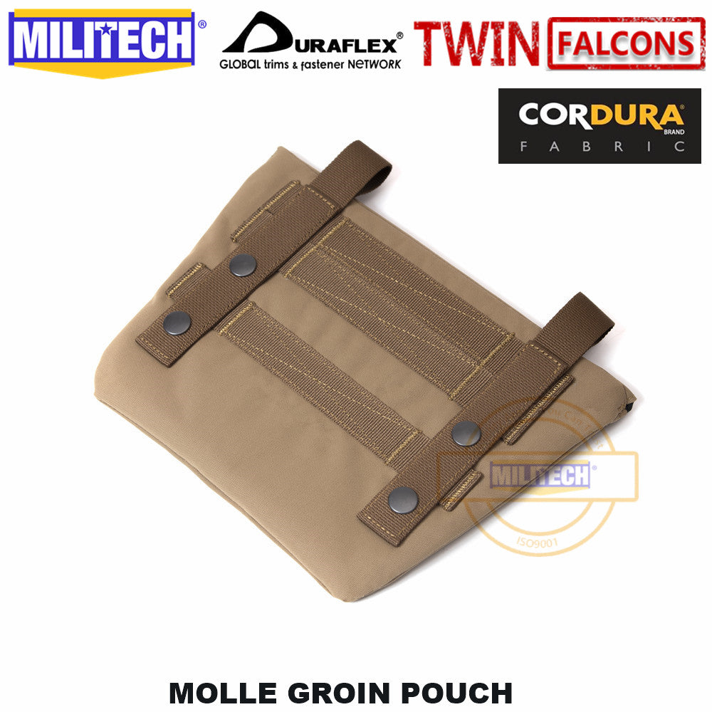 MILITECH® NIJ IIIA Groin Protection Panel And Tactical Groin Protection MV Lower Abdomen Platform Pouch