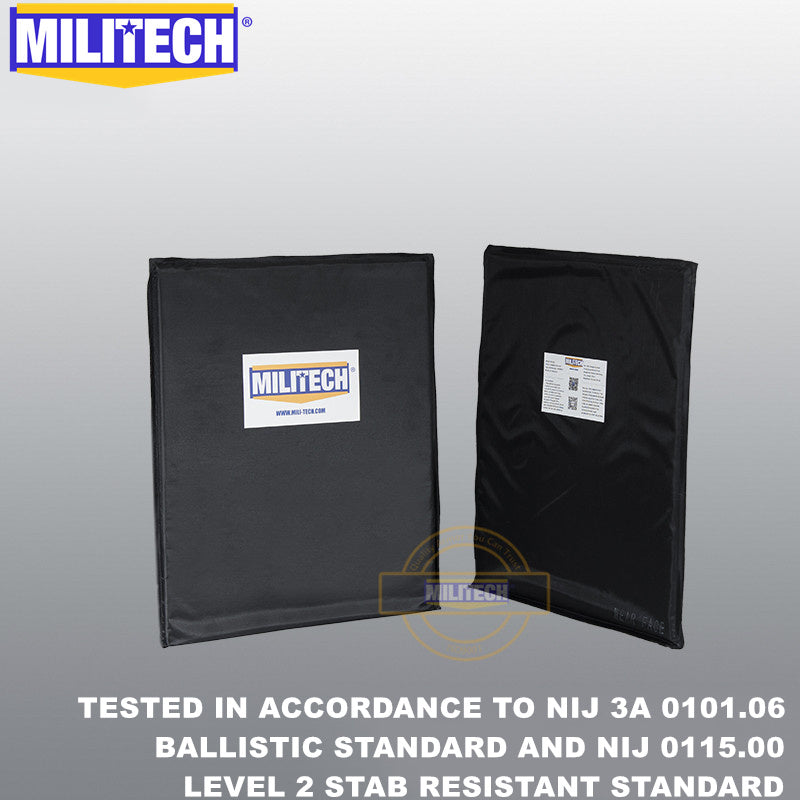 MILITECH® Multi Threat Ballistic Stab Resistant Soft Armor Pair Set