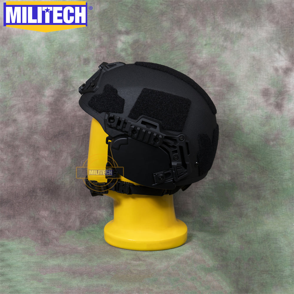 hearing protector for fast mt helmets MILITECH® NIJ IIIA 0108.01 Ballistic Ear Protector For Wendy High Cut – MILITECH OFFICIAL STORE