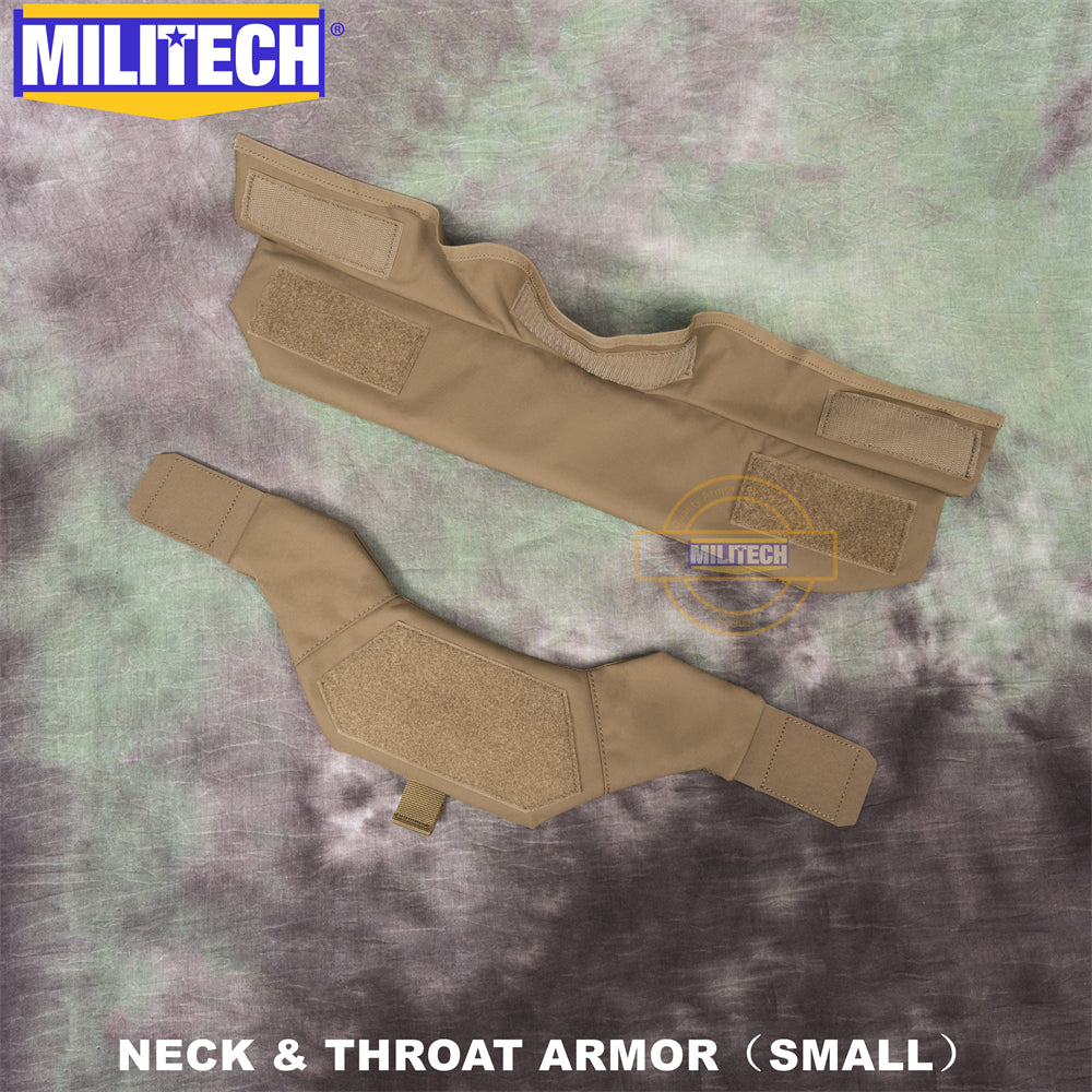 MILITECH® NIJ 3A IIIA 0108.01 Ballistic Neck and Throat Protector Bulletproof Collar Modular Ballistic Neck Fragment Protector