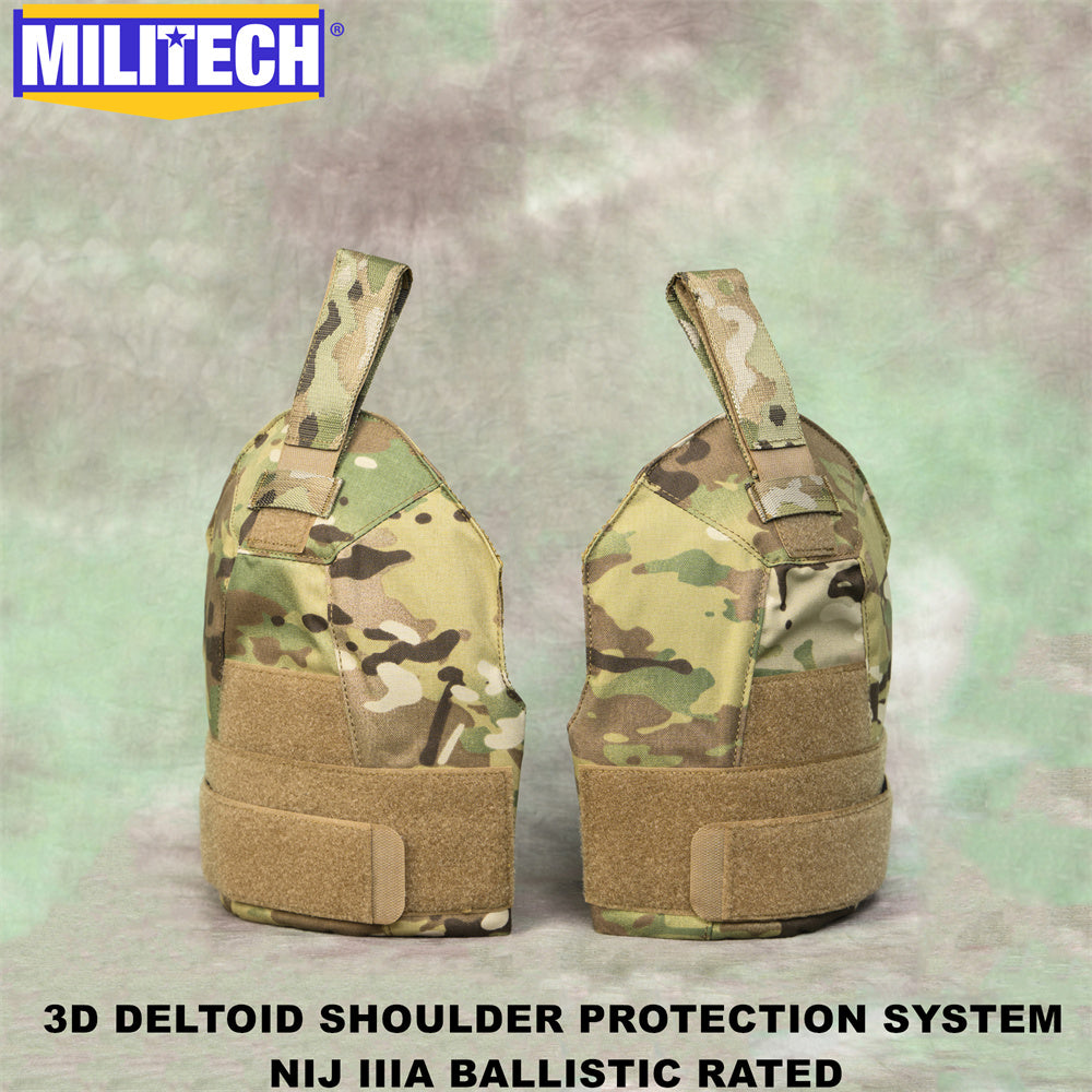 MILITECH® NIJ 3A IIIA 0108.01 3D Deltoid Ballistic Shoulder Armor