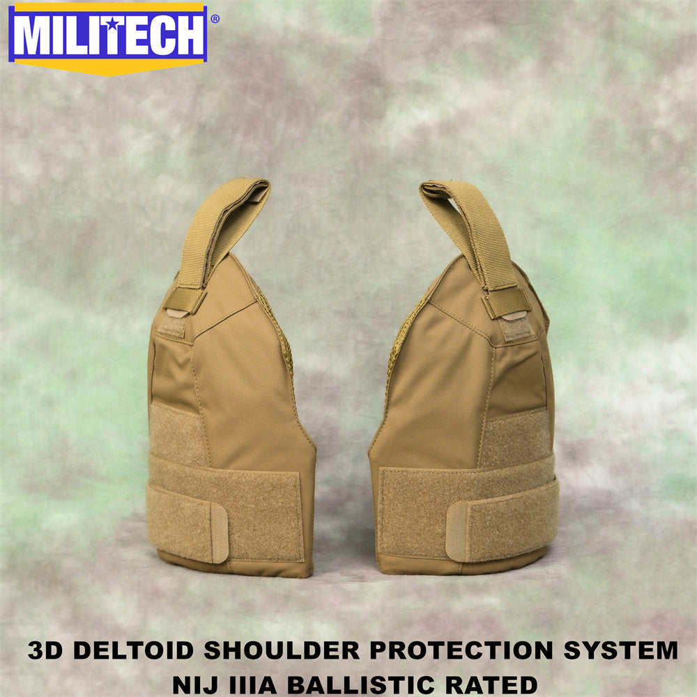 MILITECH® NIJ 3A IIIA 0108.01 3D Deltoid Ballistic Shoulder Armor