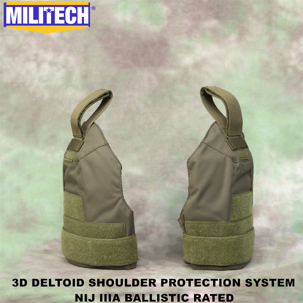 MILITECH® NIJ 3A IIIA 0108.01 3D Deltoid Ballistic Shoulder Armor