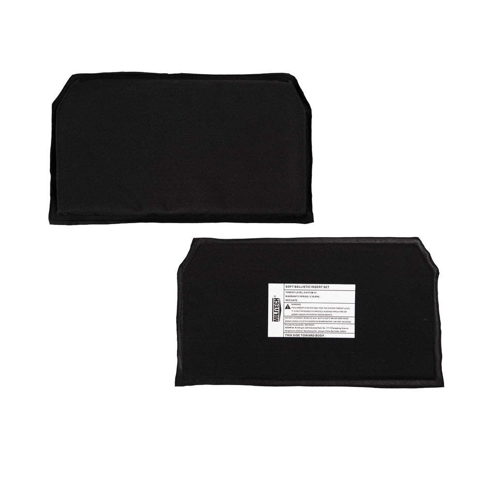 MILITECH® NIJ IIIA 0108.01 Ballistic Soft Armor Pair Set For ARC Buckets