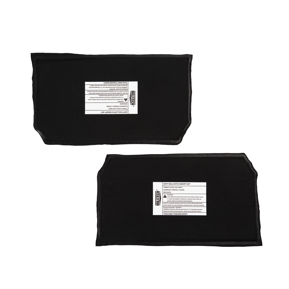 MILITECH® NIJ IIIA 0108.01 Ballistic Soft Armor Pair Set For ARC Buckets