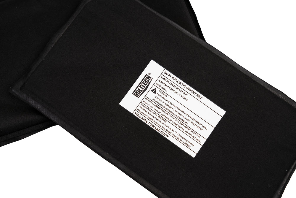 MILITECH® NIJ IIIA 0108.01 Ballistic Soft Armor Pair Set For ARC Buckets