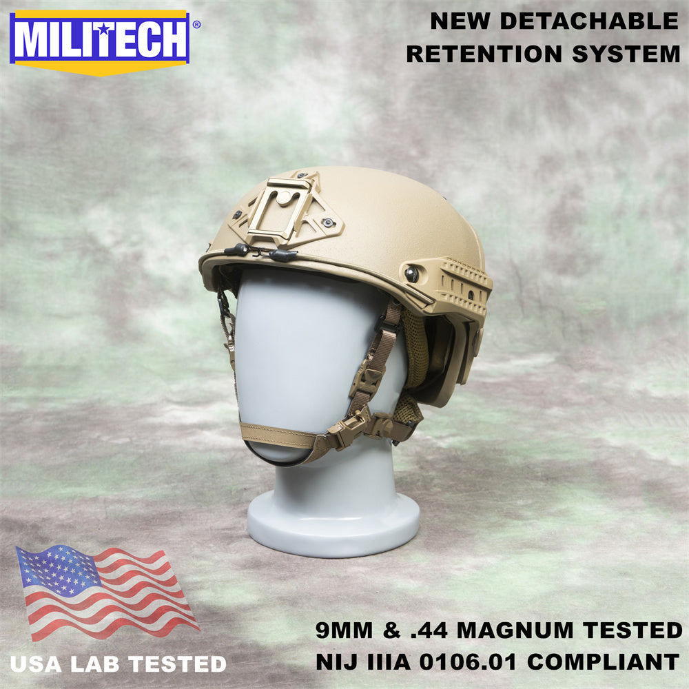 9mm motorcycle helmet MILITECH® Air Vented High Cut NIJ IIIA Ballistic Helmet – MILITECH OFFICIAL STORE