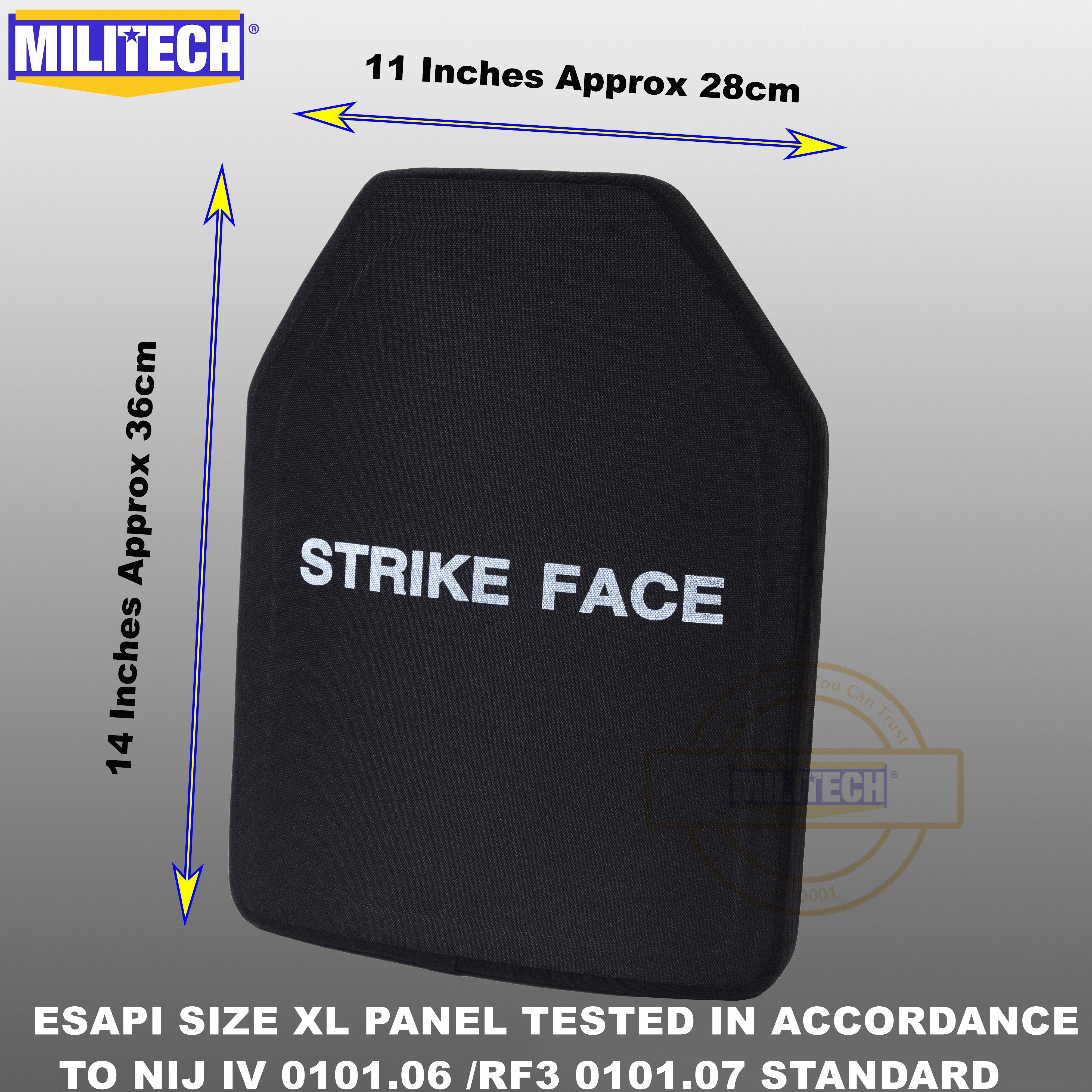 MILITECH® NIJ IV 0101.06 / RF3 0101.07 ESAPI Sized Ballistic