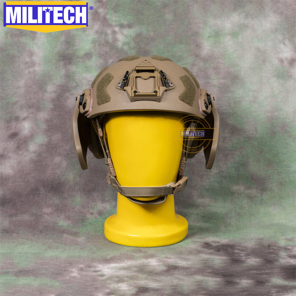 MILITECH® NIJ IIIA 0108.01 Ballistic Ear Protector For FAST High Cut/SF Ballistic Helmets