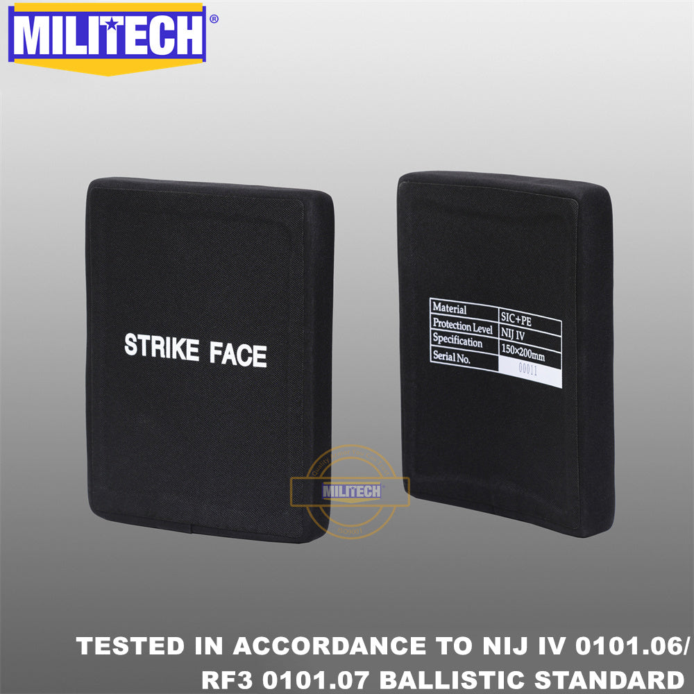 MILITECH® NIJ IV 0101.06 / RF3 0101.07 Side Ballistic Panels