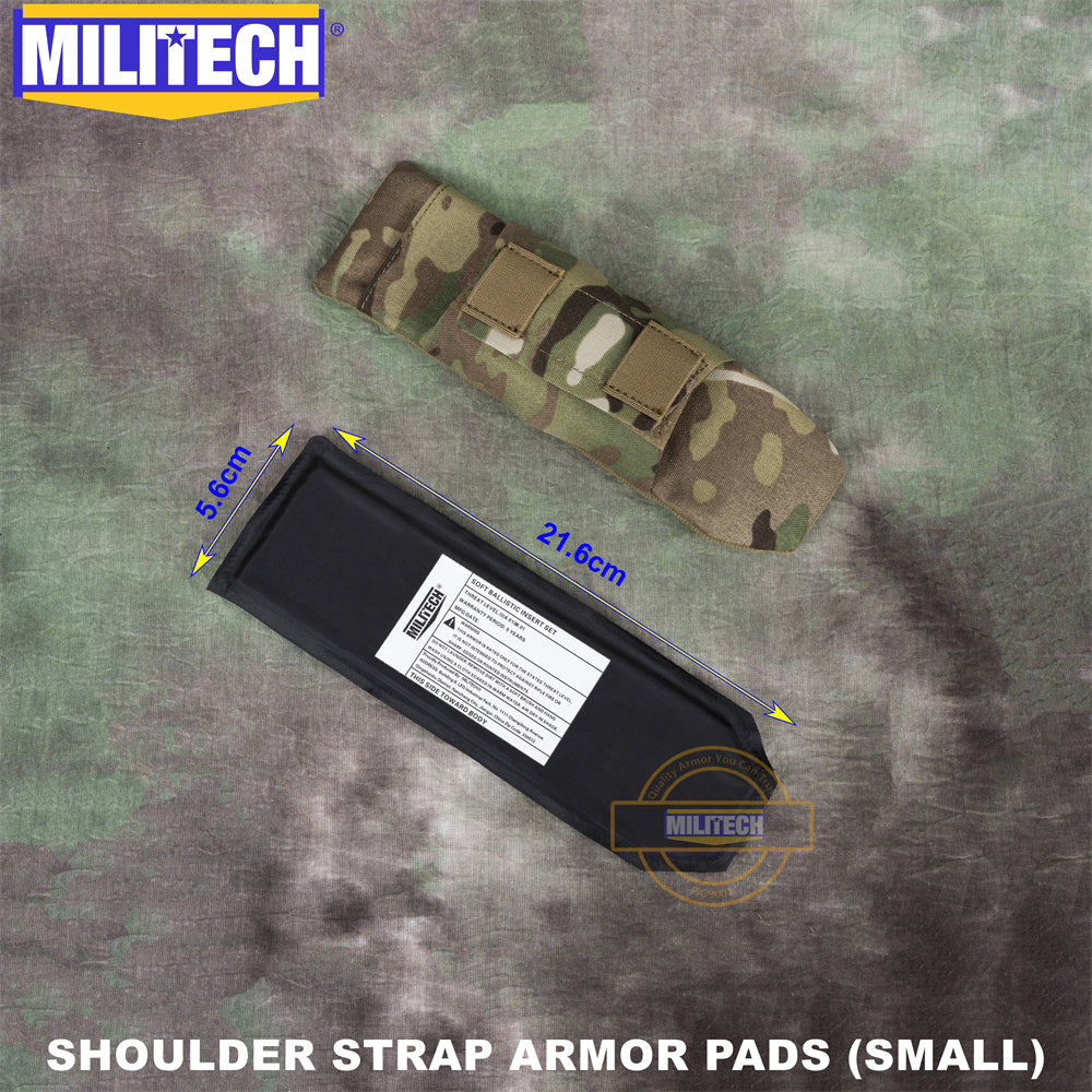 MILITECH® NIJ 3A IIIA 0108.01 Ballistic Shoulder Strap Armor Pads Smal ...