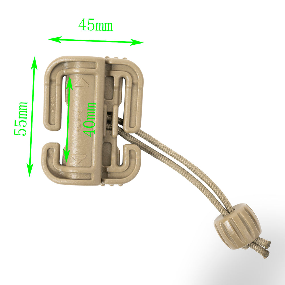 MILITECH® UTX Duraflex Split Quick Release Buckles For Shoulder And Cummerbunds