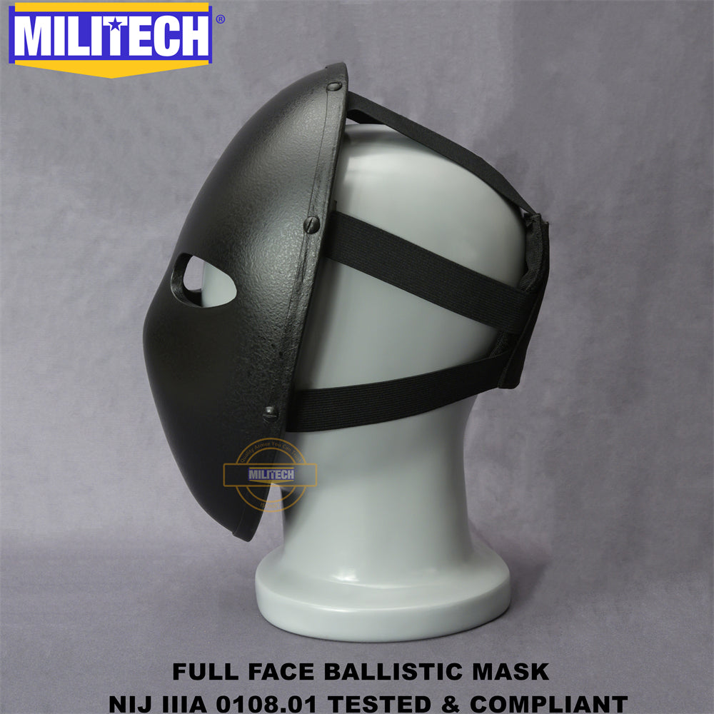 MILITECH® NIJ IIIA 0108.01 Rated Ballistic Half Face Full Face Mask