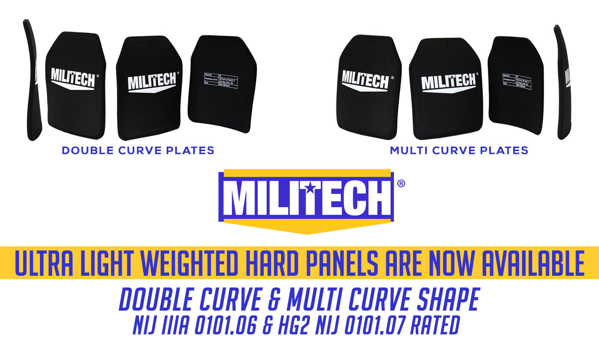 MILITECH® Ultra Lightweight NIJ IIIA 0101.06 / HG2 0101.07