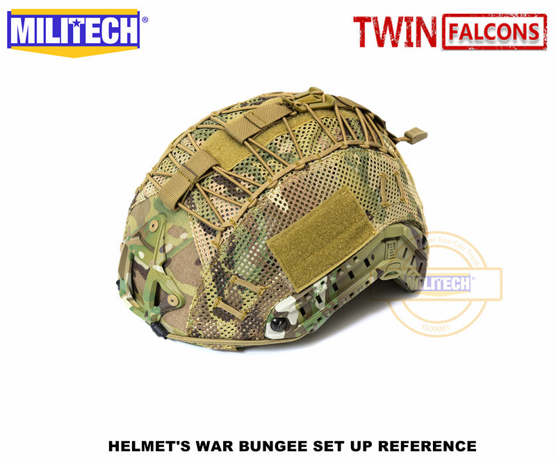 TWINFALCONS Fast High Cut Helmet Cover For MILITECH High Cut Helmet